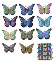 BUTTERFLY METAL MAGNET (12)