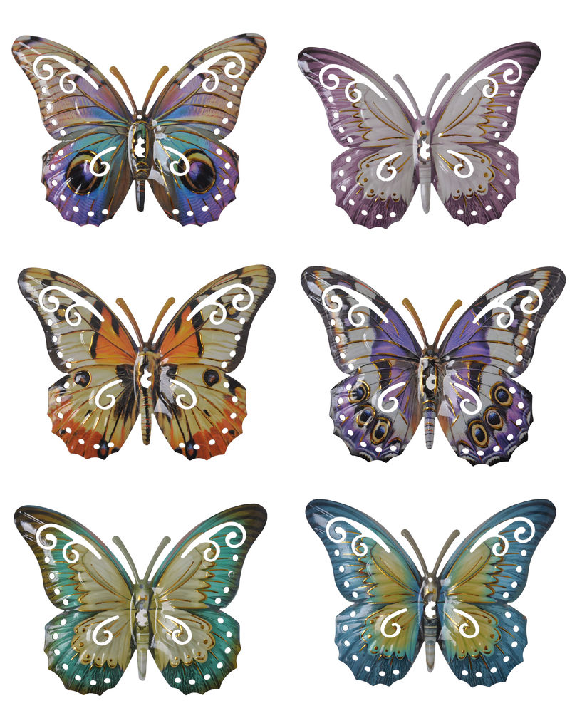[27240] BUTTERFLY METAL PLAQUE (6)