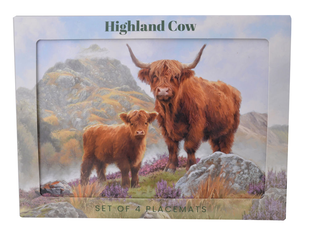[27288] MACNEIL HIGHLAND PLACEMATS S/4