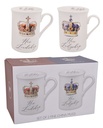 LORDSHIP & LADYSHIP MUGS S/2
