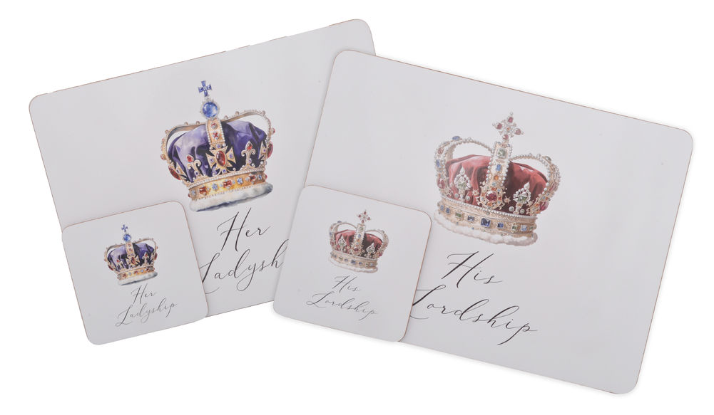 [27305] LORD&LADYSHIP PLACEMAT/COASTER