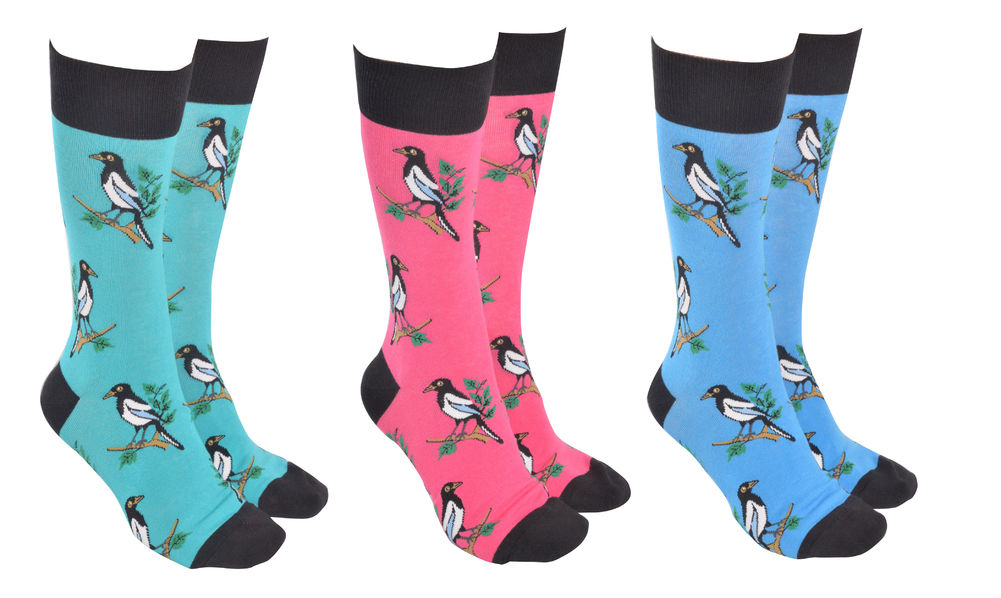 [27326] SOCK SOCIETY MAGPIE (3)