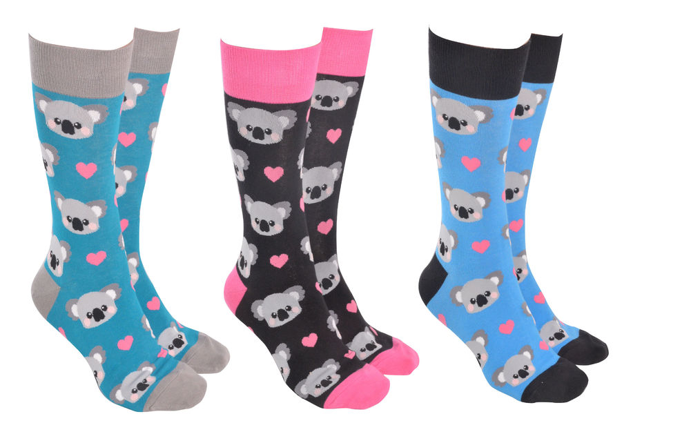 [27328] SOCK SOCIETY KOALA HEART (3)