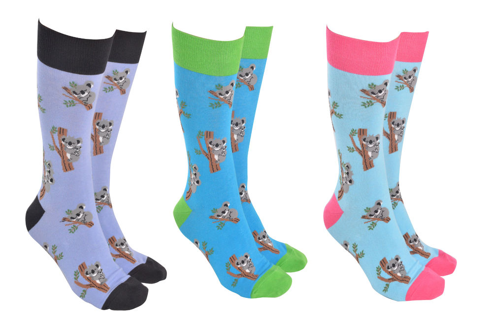 [27329] SOCK SOCIETY KOALA IN TREE (3)
