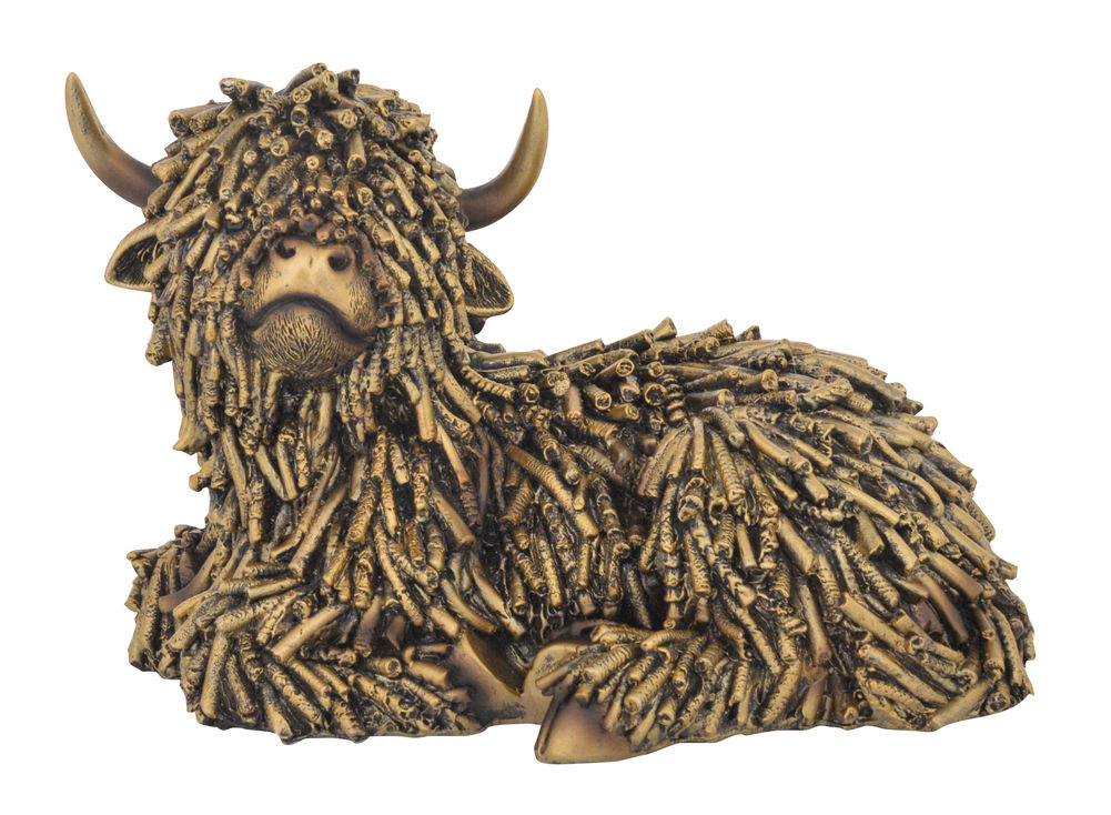 [27376] SHAGGY COW LAYING