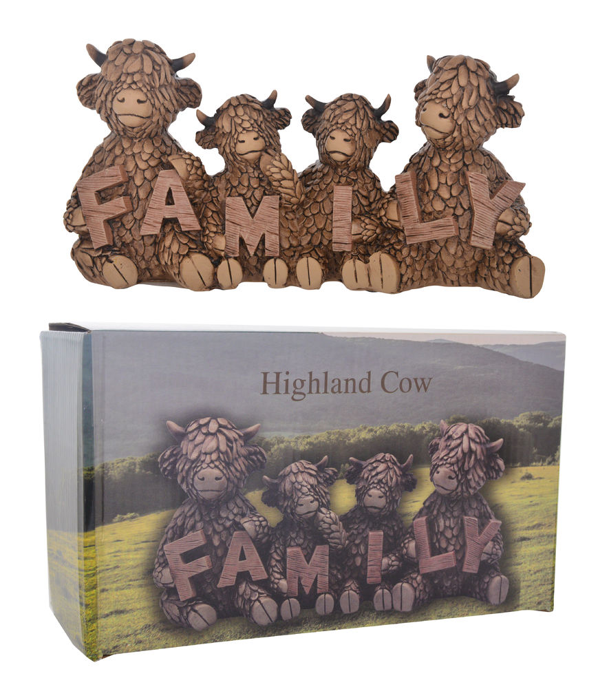 [27402] HUGHIE HIGHLAND COW FAMILY