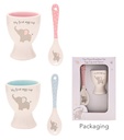 HELLO BABY EGG CUP/SPOON SET (2)