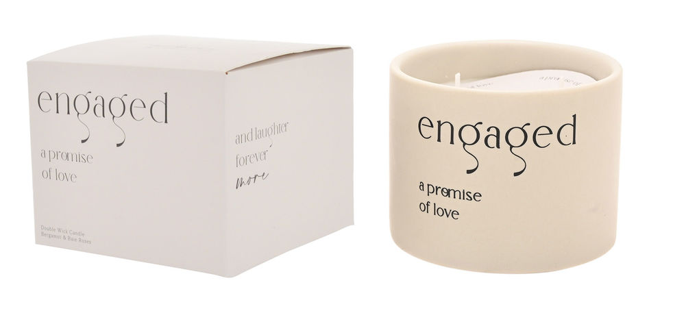 [27418] AMORE ENGAGED CANDLE