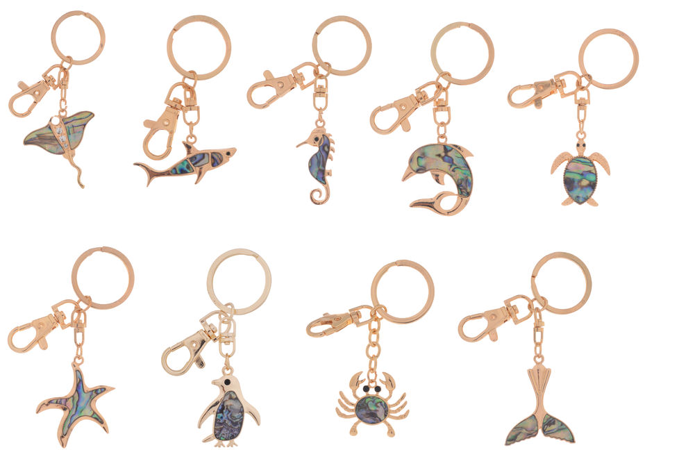 [27430] PAUA SHELL OZ SEALIFE KEYRING(9)