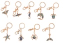 PAUA SHELL OZ SEALIFE KEYRING(9)