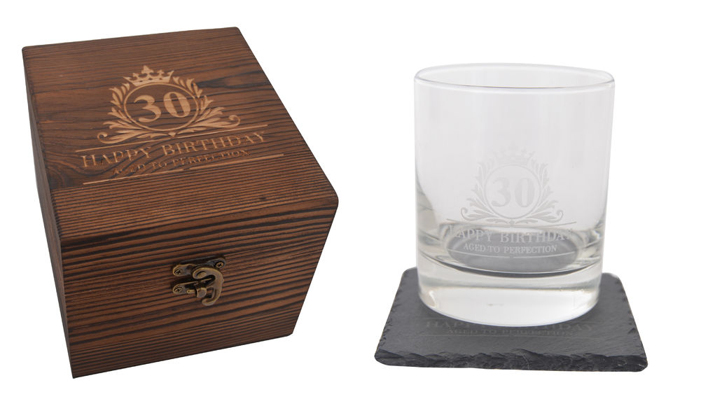 [27451] 30TH BIRTHDAY GLASS & COASTER