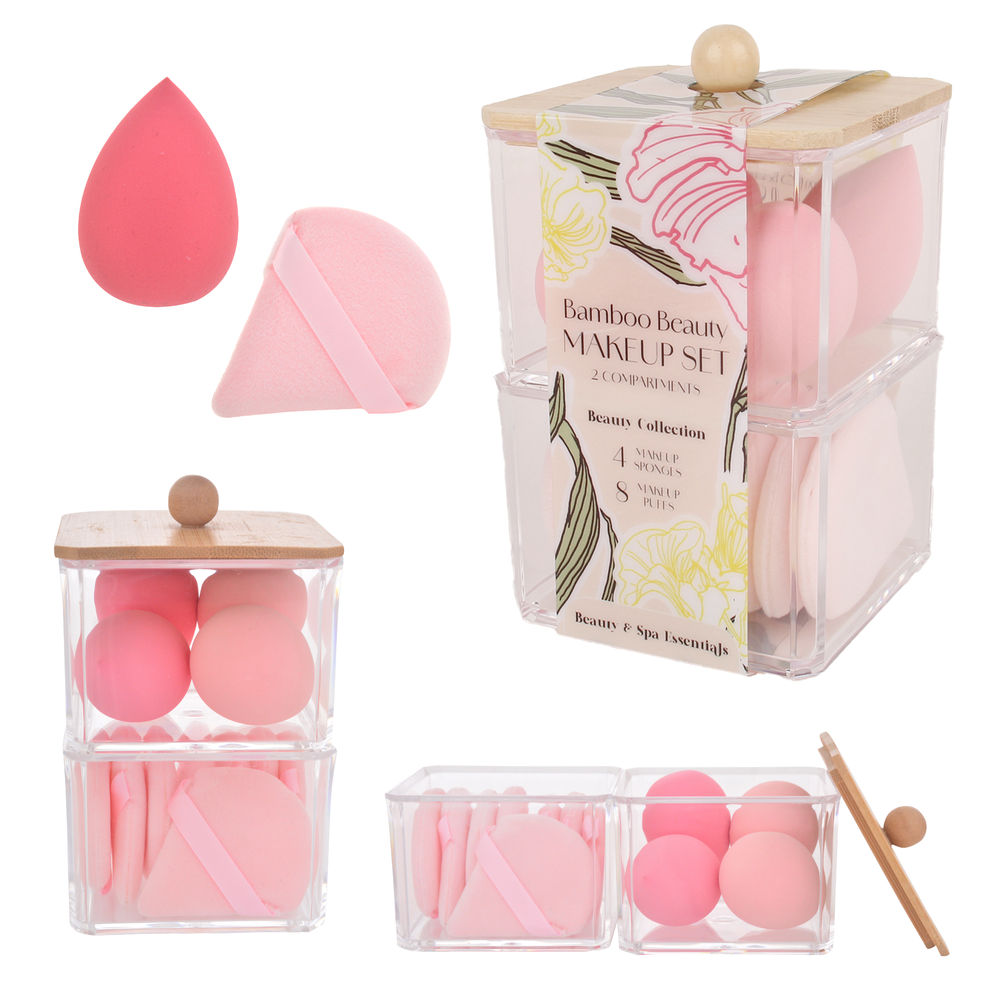 BAMBOO BEAUTY MAKEUP SET 12PCE
