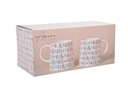 AMORE MUGS MR & MRS SET 2