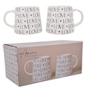 AMORE MUGS LOVE - SET OF 2