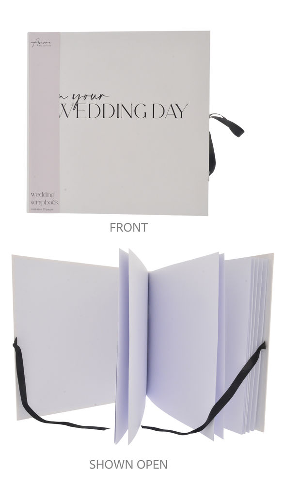 [27519] AMORE WEDDING SCRAPBOOK LGE