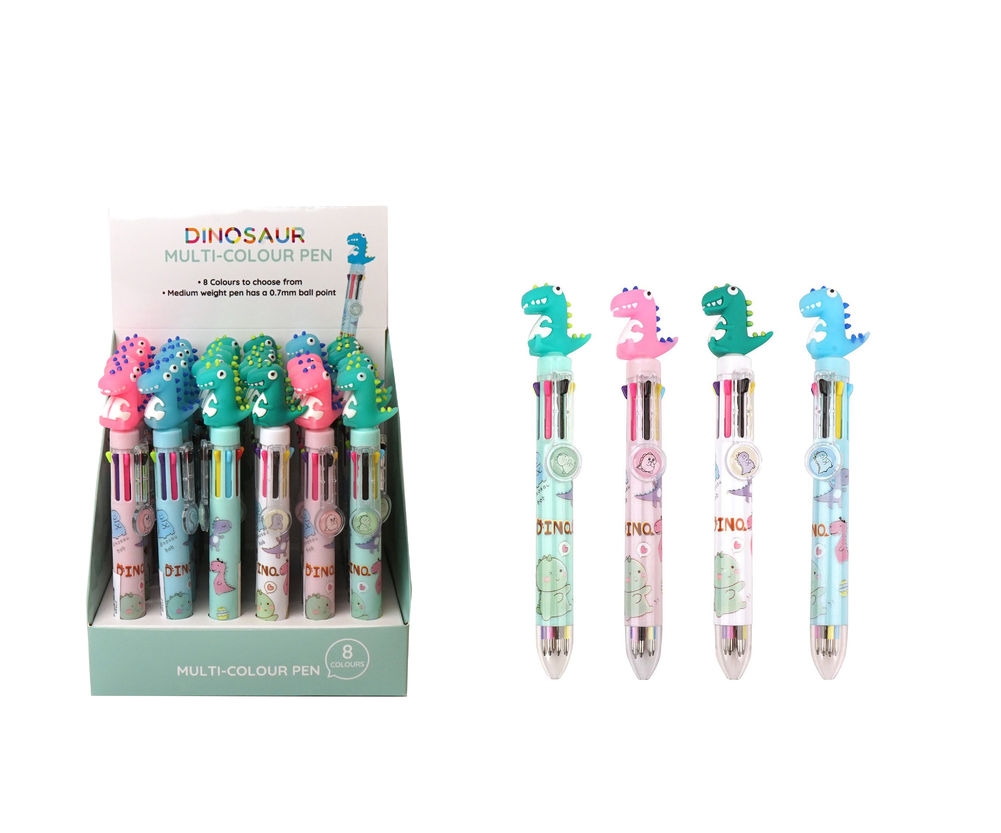 [27548] DINOSAUR MULTICOLOUR PEN (4)