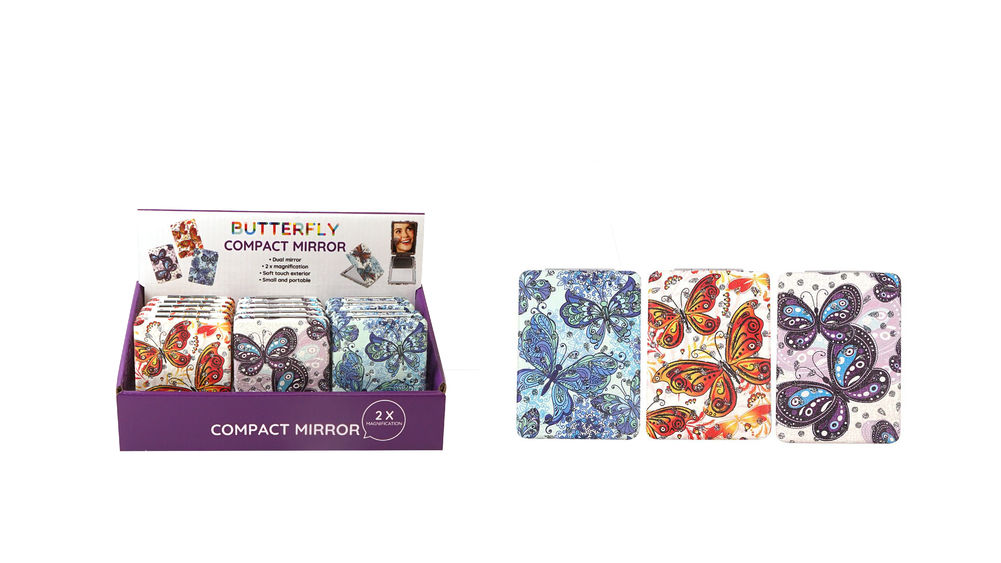 [27558] BUTTERFLY COMPACT MIRROR (3)