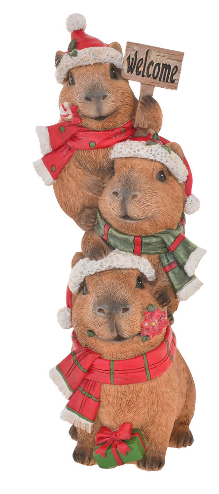 [27604] XMAS CAPYBARA TOWER
