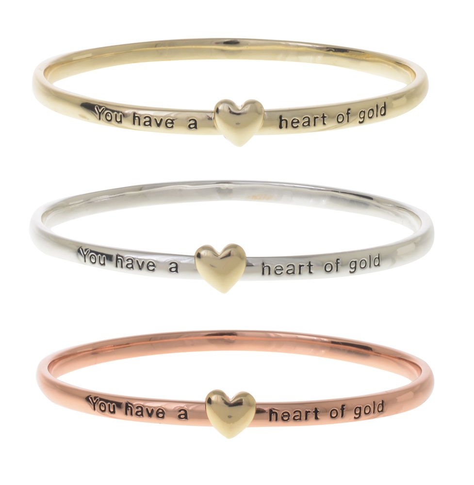 [27614] EQLB BANGLE HEART OF GOLD (3)