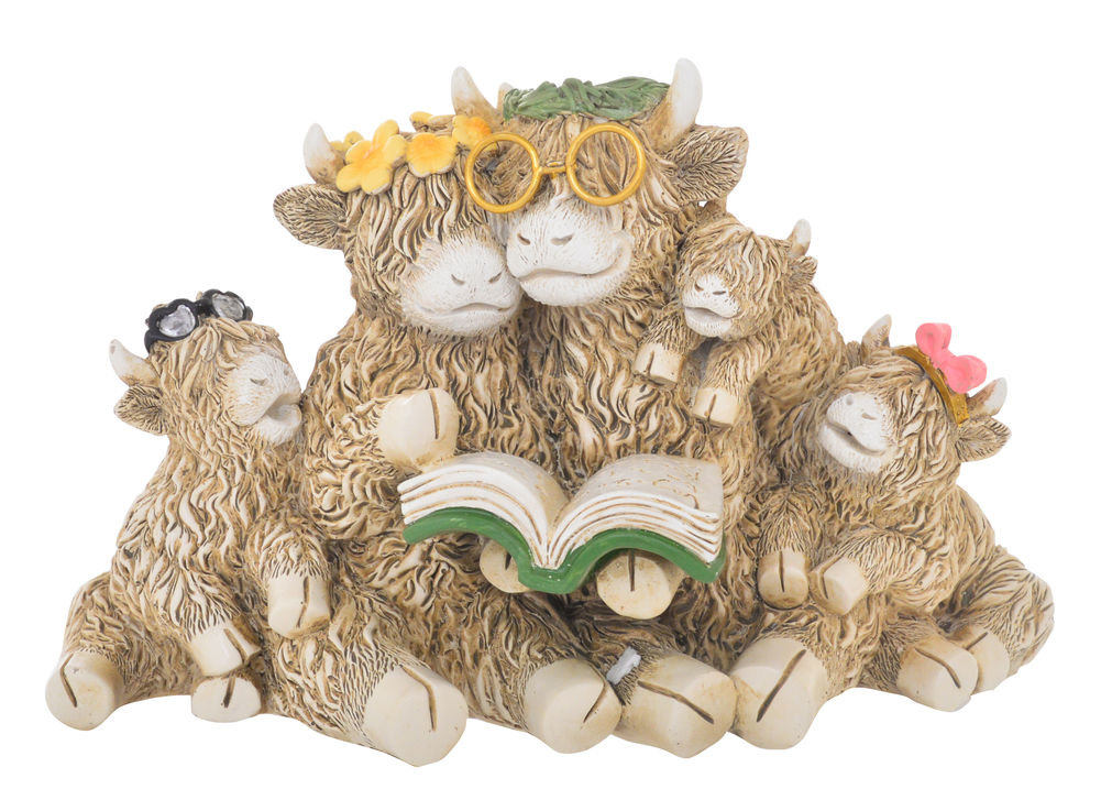 [27652] HIGHLAND COW FAMILY READING