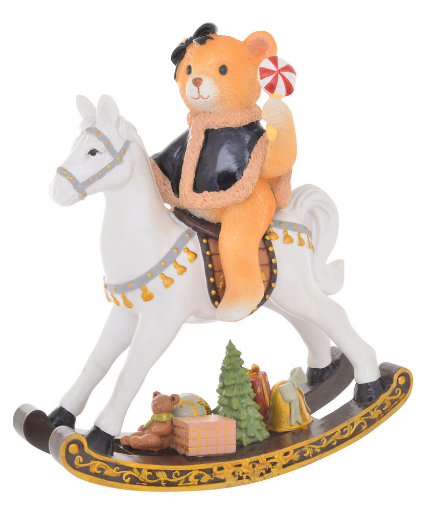 [27655] TEDDY ROCKING HORSE LGE