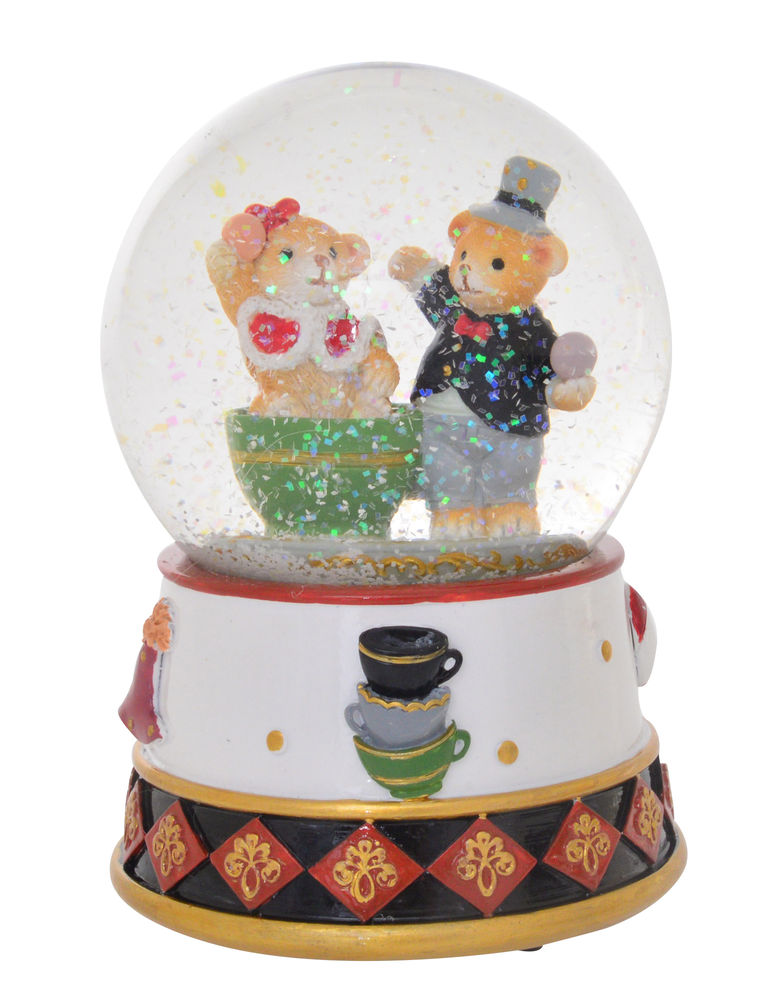 [27661] MUSICAL BEAR WATERBALL 100MM