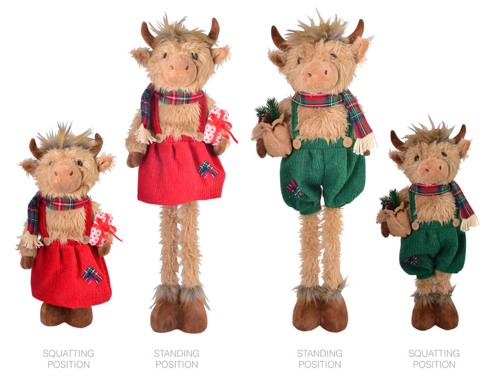 XMAS STRETCH LEG COWS (2)