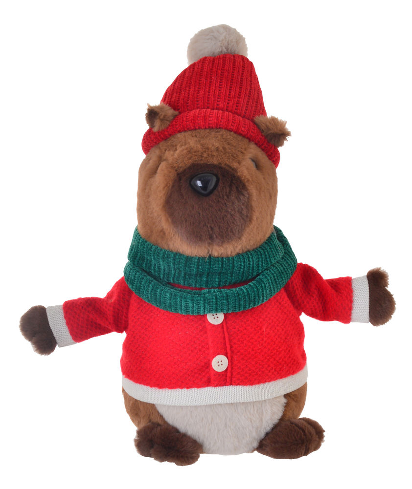 XMAS CAPYBARA SITTING
