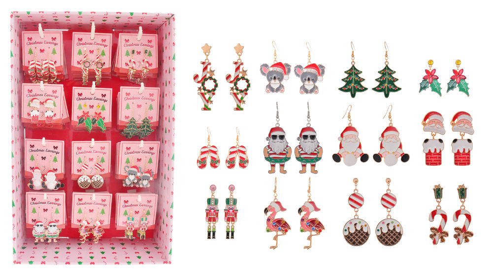 [27688] COOL XMAS EARRINGS (12)