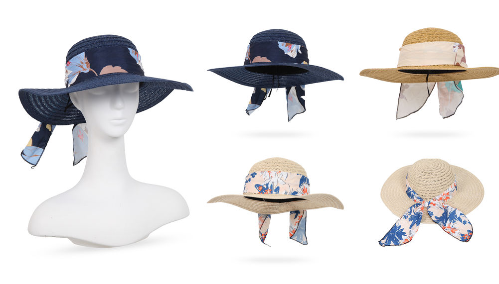 [27696] ESSENCE RIBBON WIDE BRIM (3)
