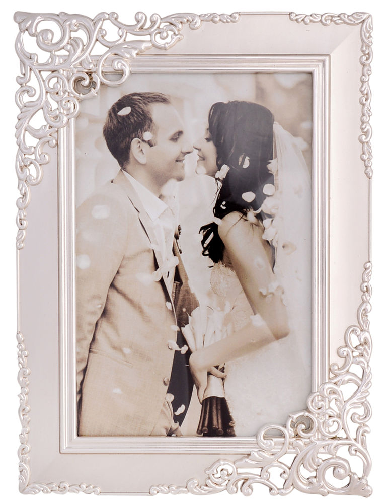 [37115] SILVER SATIN FRAME 4X6
