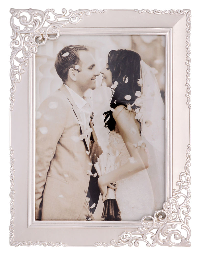 SILVER SATIN FRAME 5X7