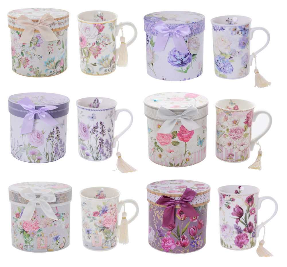 FLORAL TASSLED MUG (6)