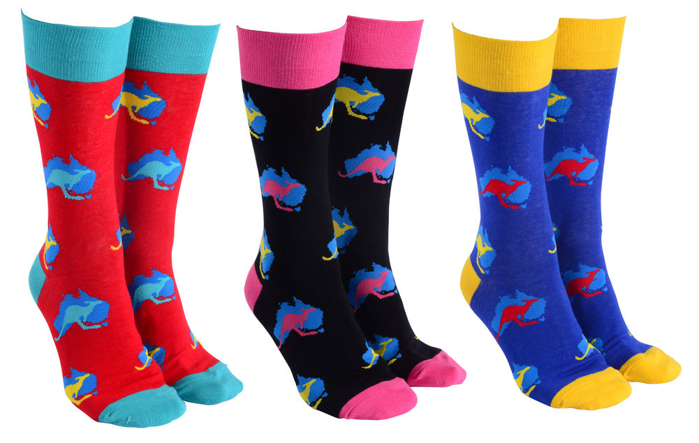 [39461] SOCK SOCIETY KANGAROO IN OZ (3