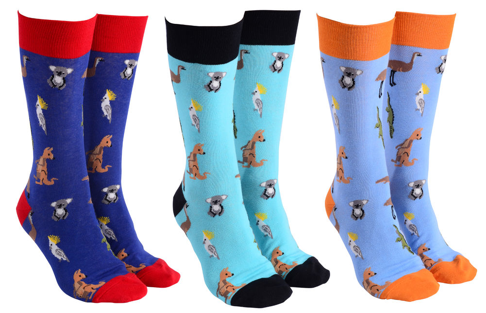 [39462] SOCK SOCIETY AUSSIE ANIMALS(3)